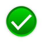 check mark icon ok